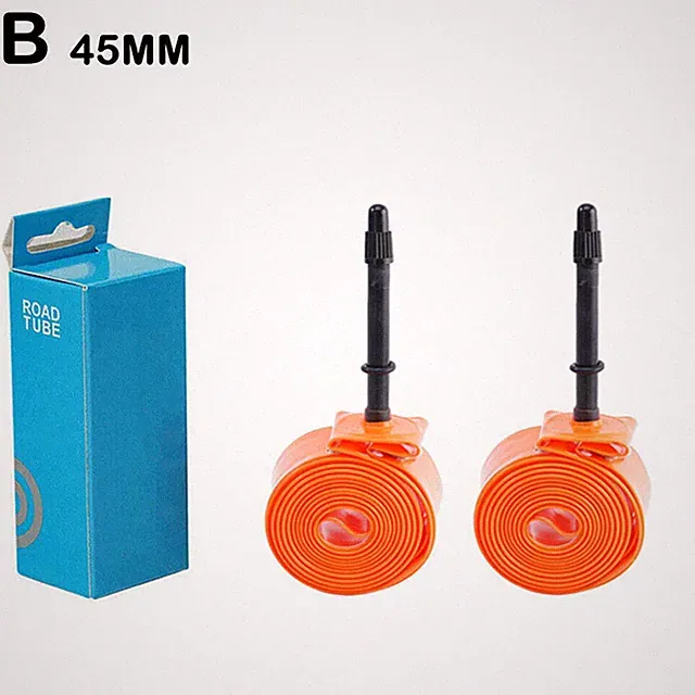 2 PACK! Ultralight Bicycle TPU Inner Tube 700C 18/32C | Road Bike | 45mm