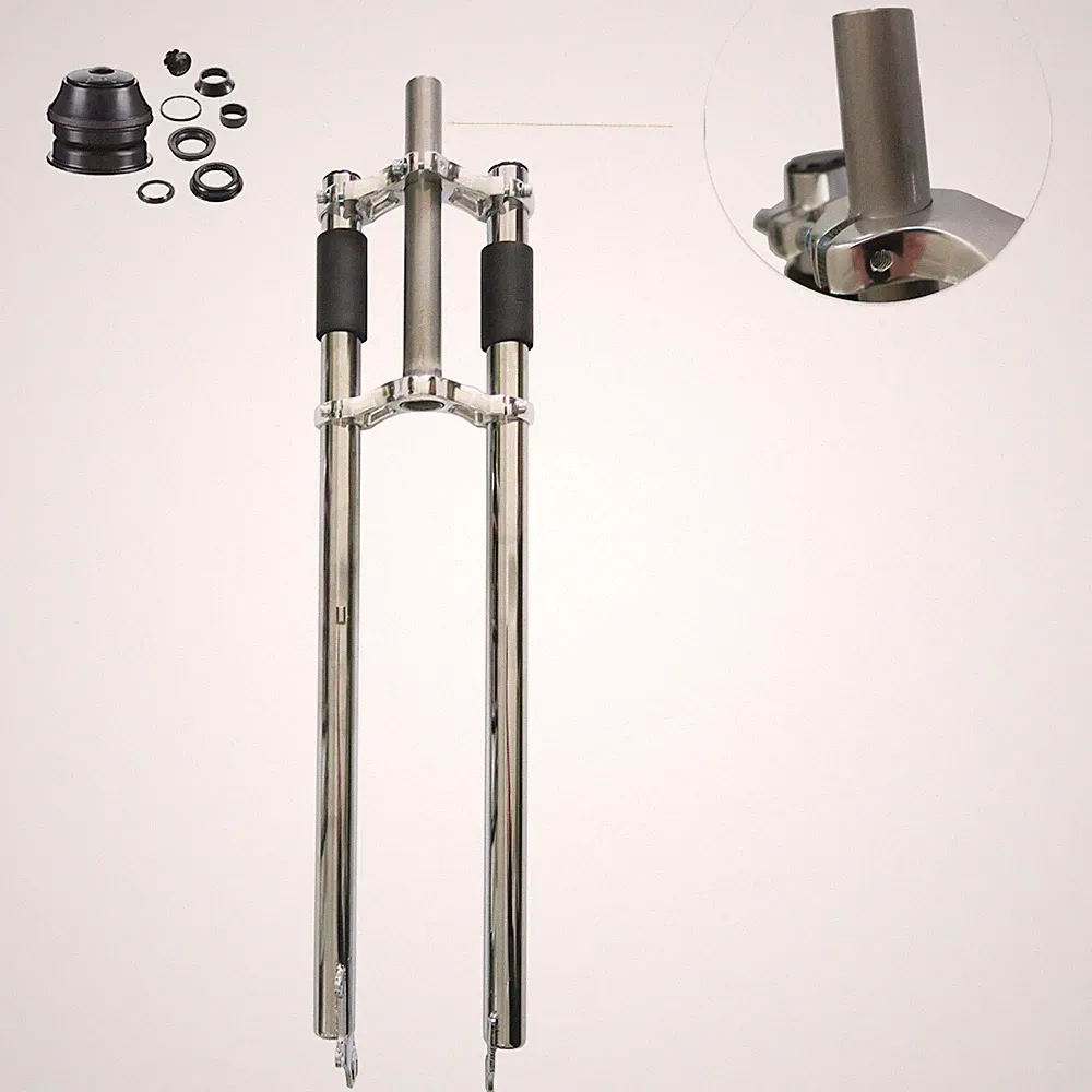 DONSP1986 26"/700C/29" *3.5" Fat Tire Bicycle Fork & Headset, 1-1/8" Threadless