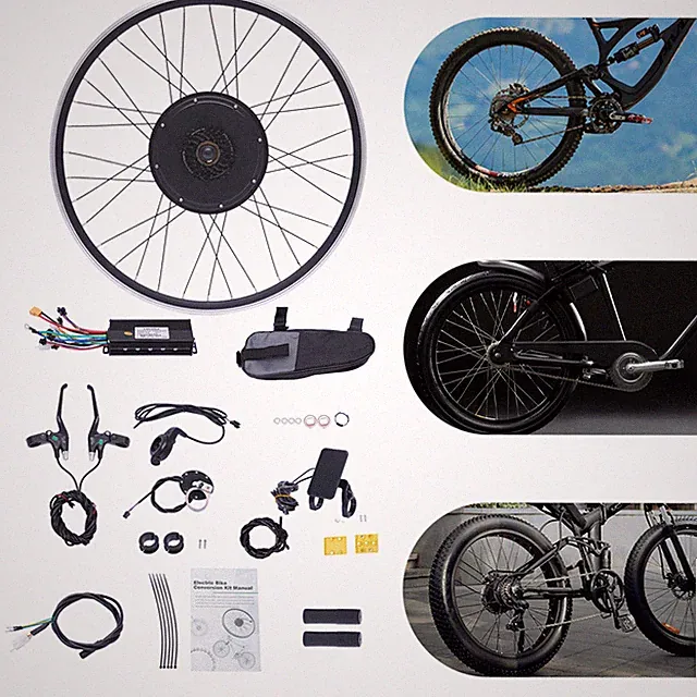 700C 28"/29'' 1000W Electric Bicycle Motor Conversion Kit Ebike Rear Wheel LCD