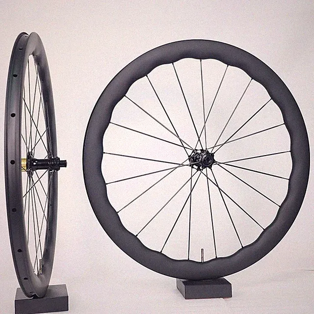 700c Carbon Road Bike Wheelset Disc Brake Center Lock Clincher Bicycle Wheels