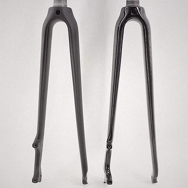 700C Disc Brake Carbon Front Fork Track Road Bike Fixed Gear Bicycle Hard Forks