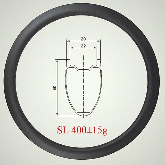 700C Road Bicycle Rim Tubeless Clincher Bike Disc Brake Carbon Wheel 20H 21H 24H