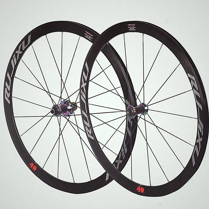 700C Road Bicycle Wheel Set with V Brake Clincher 18/21 Spokes Bike Wheels