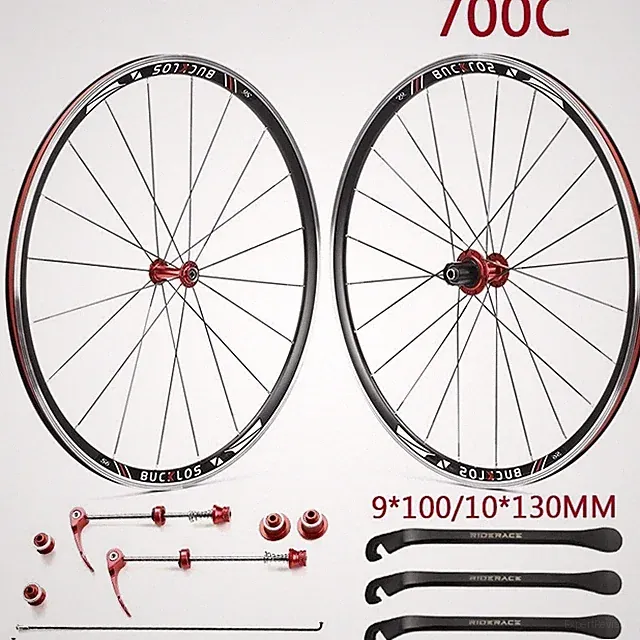 700C Road Bicycle Wheelset 30mm Height V Brake Front 2 Rear 5 Bearings Hubs