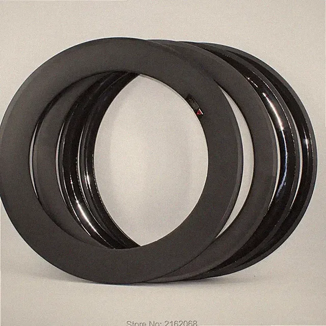 700C Road Bike 3K UD 12K Carbon Wheel Clincher Track Bicycle Rims 23/25mm Width