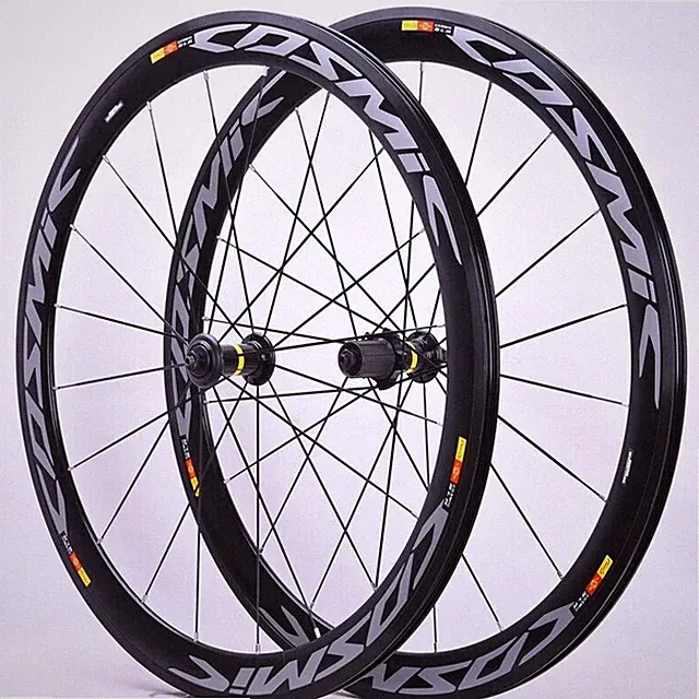 700C Road Bike Sealed Bearing Wheelset Flat Spokes Racing Bicycle 40/50mm Rims