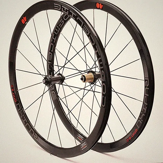 700C V/C Bicycle Straight Pull Flat Spokes Hub Rim Brake Road Cycling Wheelset
