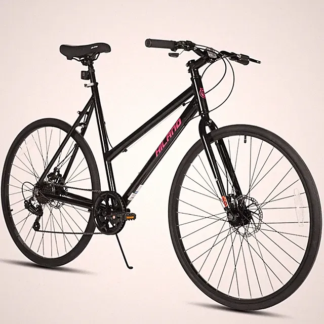 HILAND 700C Hybrid Road Bike 7-Speed Disc Brake Urban City Commuter Adult
