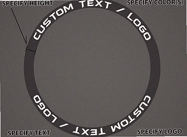 Personalized Custom MTB Bike Wheel Sticker Decals Mountain Bike 27.5 29 700c