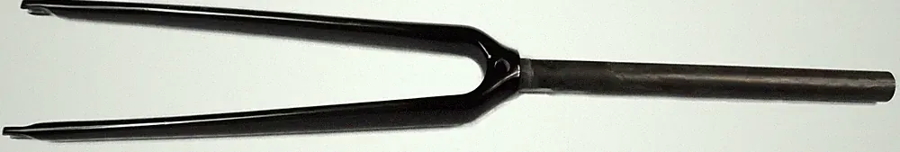 Road Bike Bicycle Fork 1" 25.4mm Straight Tube Carbon Fibre 1 inch Forks 700C